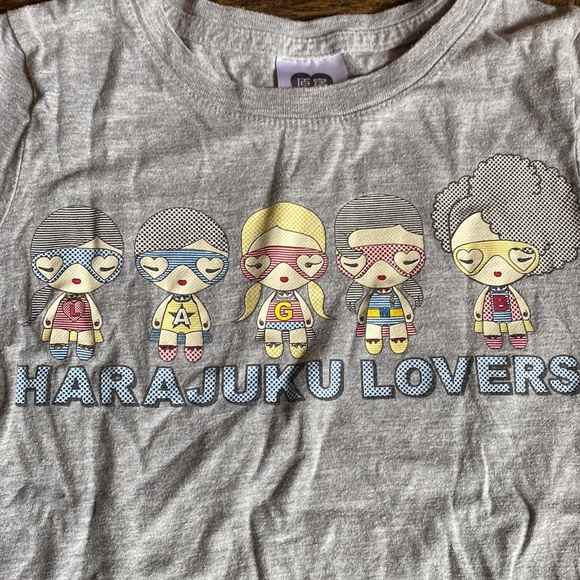 Harajuku Lovers t-shirt top girls size 10 - Picture 1 of 5